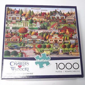 Charles Wysocki Labor Day in Bungalowville 1000 pc Puzzle